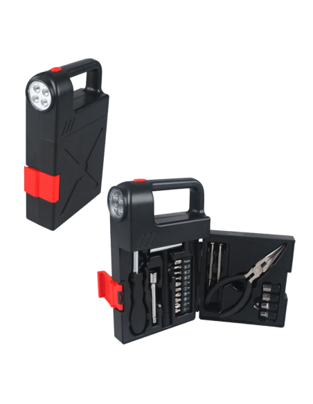 Caja de Herramientas con linterna