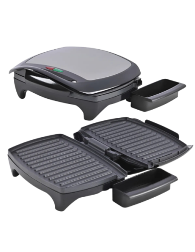 Parrilla eléctrica Kitchen Doble